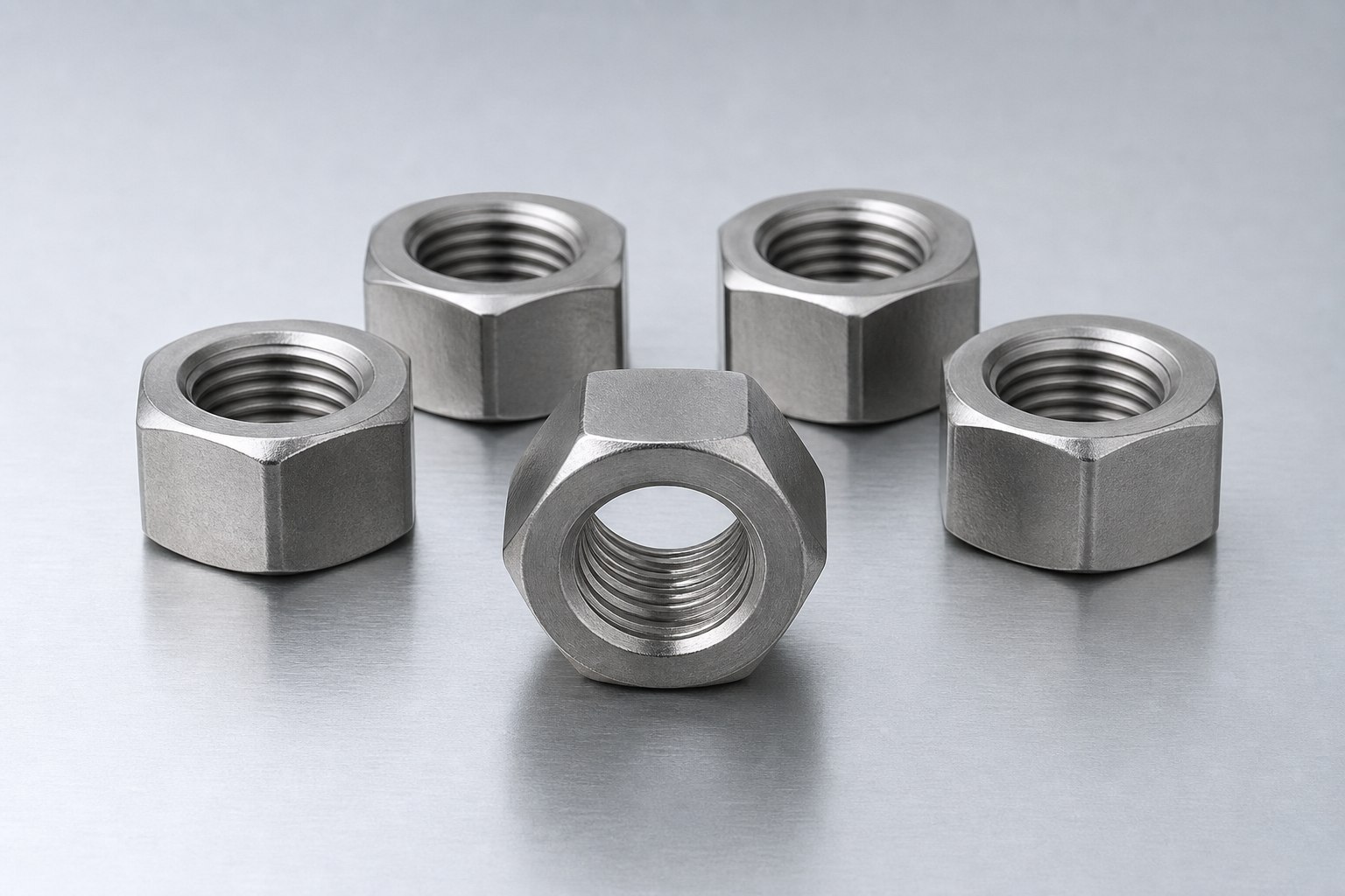 Precision nickel-alloy heavy hex nuts